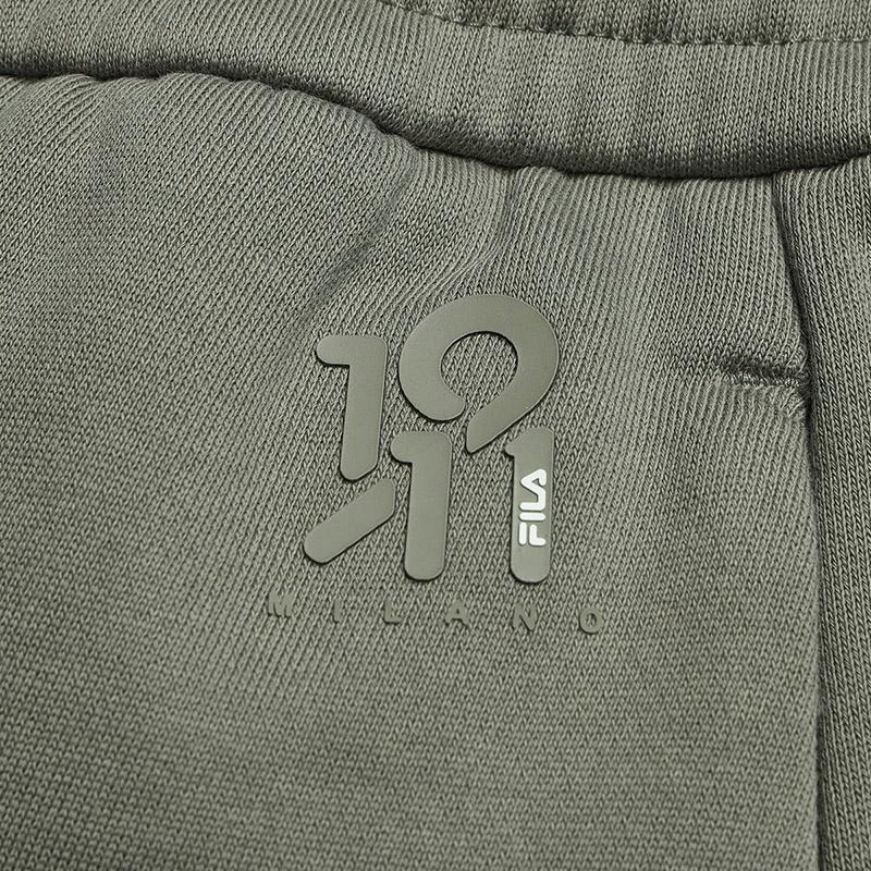 FILA Milano Series Fashionable Classic Retro Casual Comfortable Cotton Knitted Sports Pants Men bottoms Green Khaki F11M625622FLK