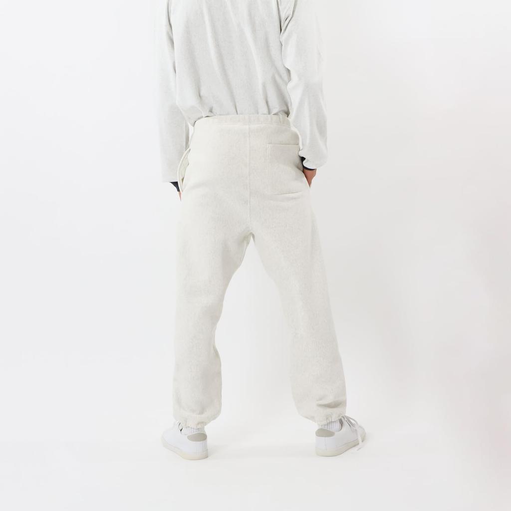 Pants COTTON USA Ribbed Graphic Print Sweatpants Oatmeal M [Champion] 11.5oz Reverseweave(R) REVERSWEAVE(R) C3-Y214 Men's