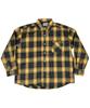 SK8ER ROCK Vintage Tartan Check Shirt ((Mustard))