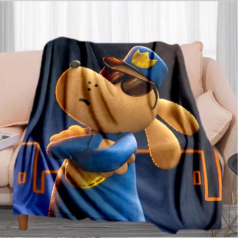 Coperta Avventura di Dog Man e Amici Adatta per Divani, Letti, Uffici e Campeggio - Regalo Perfetto per Halloween Natale