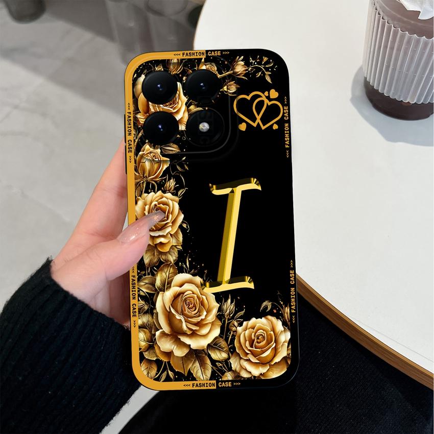For Xiaomi 15T 14T 12T 17 15 14 13 Pro Lite 12X Phone Case Creative Letters Pattern Soft Matte Silicone Anti Slip Back Cover For Xiaomi Bumper Housing