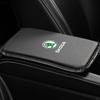 Car Armrest Box Mats Leather Center Console Covers Accessories For Skoda Octavia Superb Rapid Kodiaq Karoq Fabia Kamiq Roomster Citigo