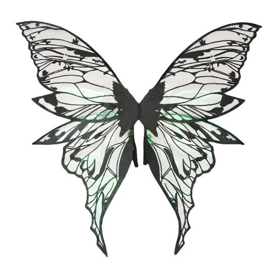 Yousheng Fairy Wing for Girls Women Organza Angel Wings Halloween Butterfly Cosplay Costume for Cosplay Party Accessory