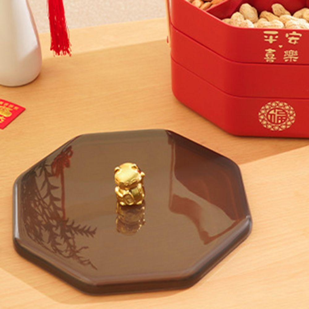 Multi-layered Lucky Cat Holder Snack Box Stackable Dried Fruits Plate Candy