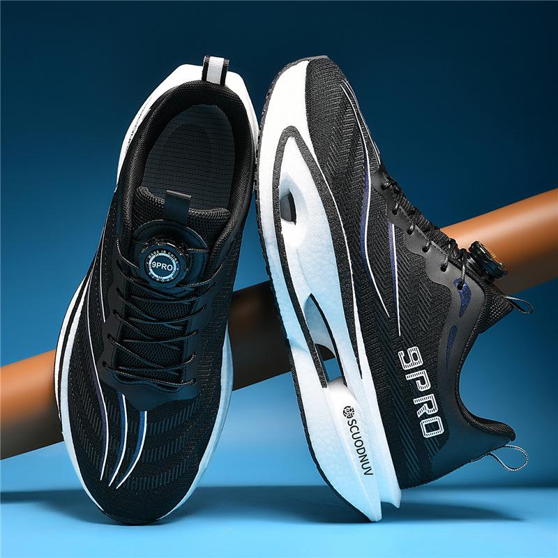 Ultra-Light Boys' Racing Shoes with Carbon Plate - Breathable, Shock-Absorbing Running Sneakers for Kids