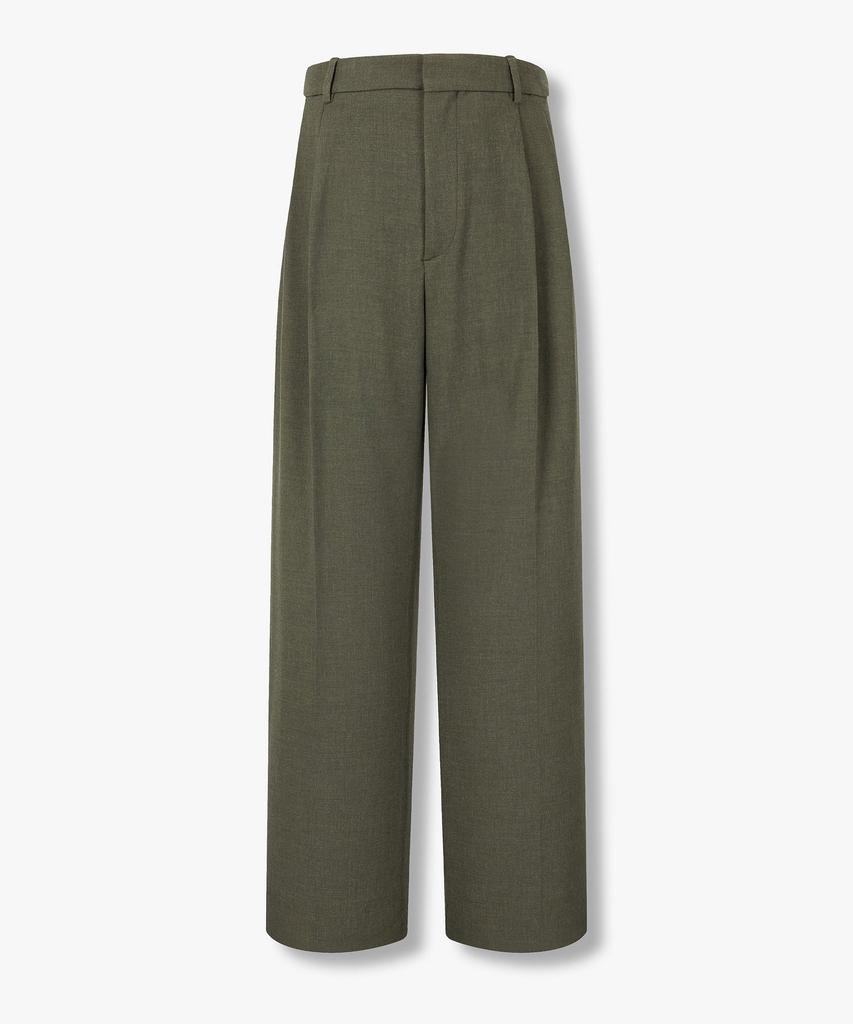 STUDIO TOMBOY [Men] Double-Pleated Slacks Pants_Khaki 9155331554