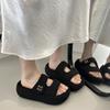 Velcro Thick-bottomed Shit-stepping Slippers Can Be Worn by Women In Summer 2025 New Beach Seaside Vacation Cool Slippers