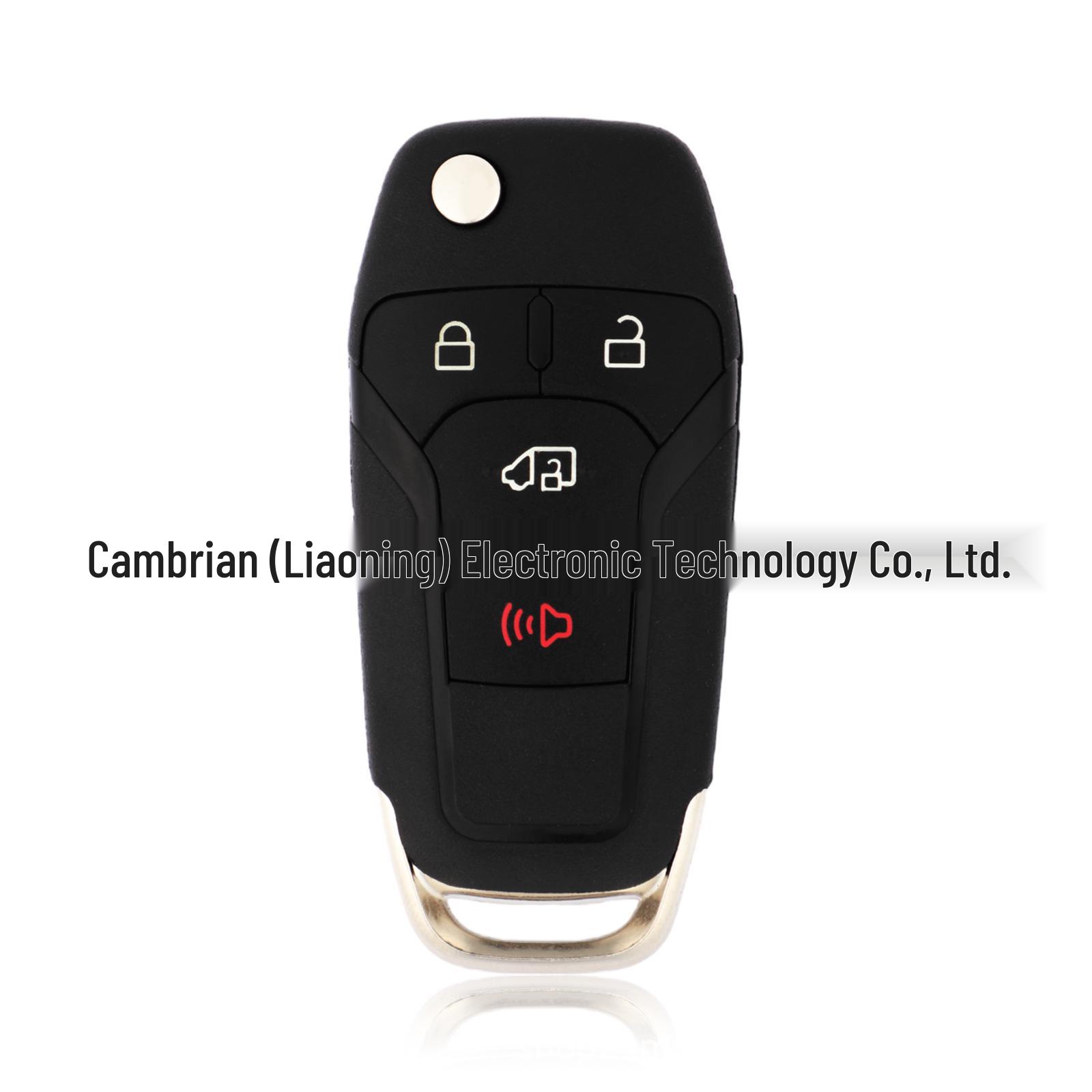 

Подходит для 4-кнопочного пульта дистанционного управления ключом автомобиля Ford Transit/Transit Connect (N5F-A08TAA) 5.4*4.2*1.4 cm чёрный