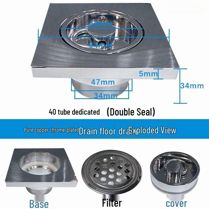 

Copper Double Seal Drain Plug with Pull Ring