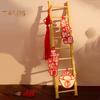 Step Ladder Home Decor Chinese Style Ladder Ornament Retro Ladder Crafts Sculpture Housewarming Supplies for Home Office Restaurant Hotel