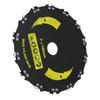 Right Angle Chain Disc Alloy Steel Blade Chainsaw Wheel Disc for Wood Plastic Carving Shaping