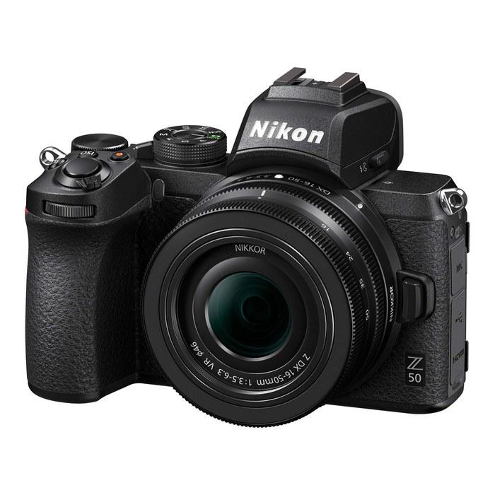 Nikon Z50 Mirrorless 4K Video Camera with NIKKOR Z DX 16-50mm f/3.5-6.3 VR Lens - Black