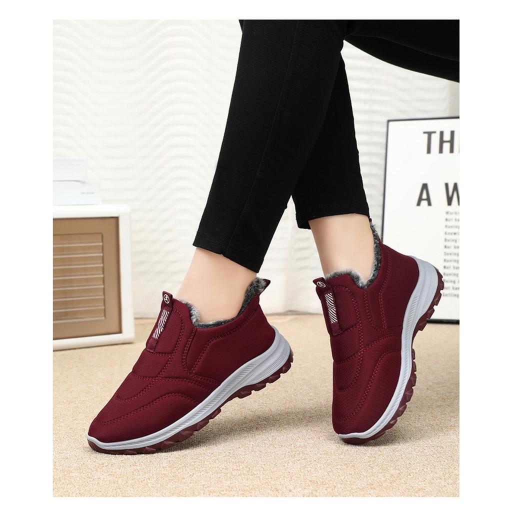 Warm Shoes, Winter Women's Shoes with Plush and Thick Boots, Large Size Short Boots, Unisex Shoes