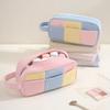 Minimalist Corduroy Makeup Handbag Large Capacity Travel Cosmetics Storage Bag Makeup Bag For Women