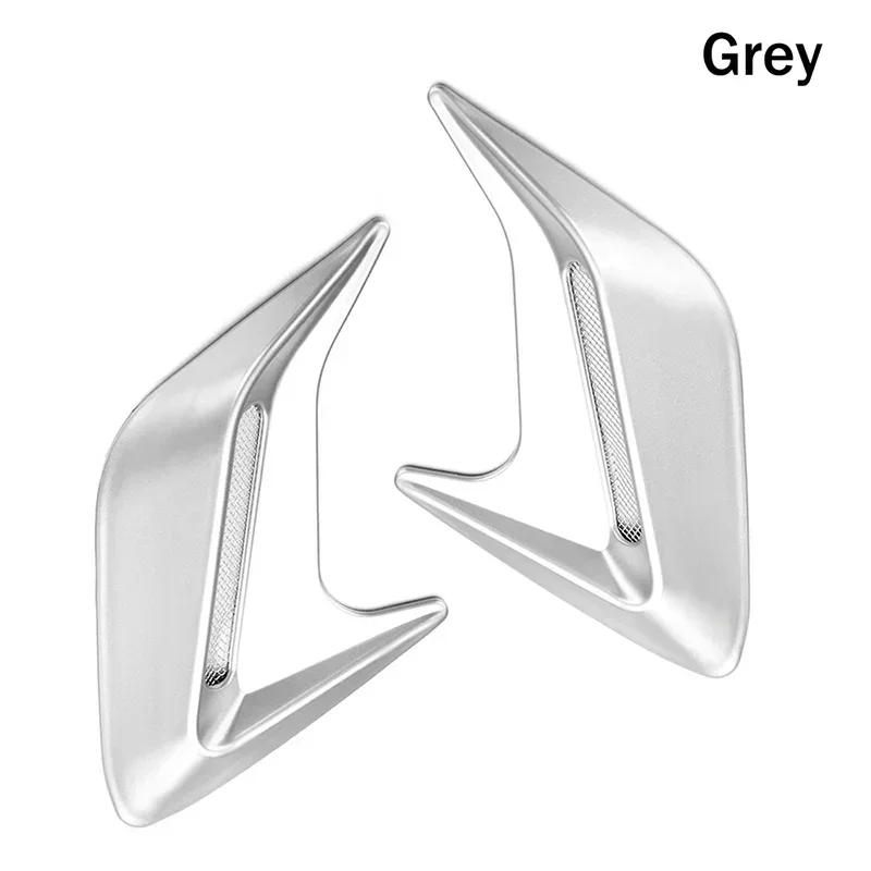 Carbon Fiber Universal Car Shark Gills Fender Side Air Flow Outlet Vent Decoration Sticker Trim Cover Decal Car Styling