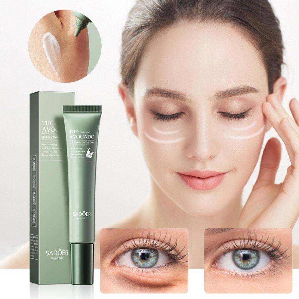 

20 г питательного крема для век с авокадо, лифтинг кожи вокруг глаз, осветляет мелкие морщинки, мешки и темные круги под глазами, подтягивает кожу вокруг глаз 20g