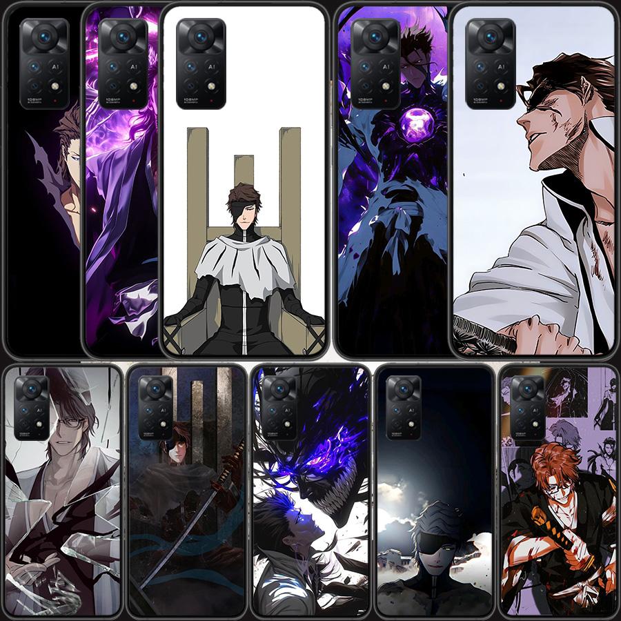 Bleach Aizen Sousuke Phone Case For Xiaomi Redmi Note 12 Plus 12S 11 11T Pro 5G 11E 11S 4G 10 10S 9 9S 9T 8 8T 7 Cover Shell Coq