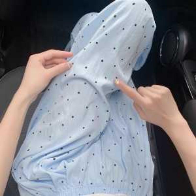 

Women s Black Polka Dot Wide Leg Pants High Waist Loose Casual Trousers L синій