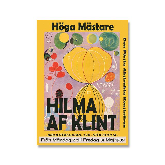 

Абстрактные современные постеры Хильма Аф Клинт художественный принт Уильям Брэдли Павлин выставка холст живопись скандинавская картина домашний декор 21cm×30cm NoFrame