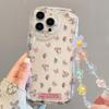Case For Google PIXEL 9 10 PRO XL 8 7 PRO 8A 7A 5G Floral Flower Print Wrist Chain Wavy Edge Soft Cover