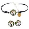 Fox Terrier Wire – A Set of Jewelry with Your Photo, a Woman's Ornament |