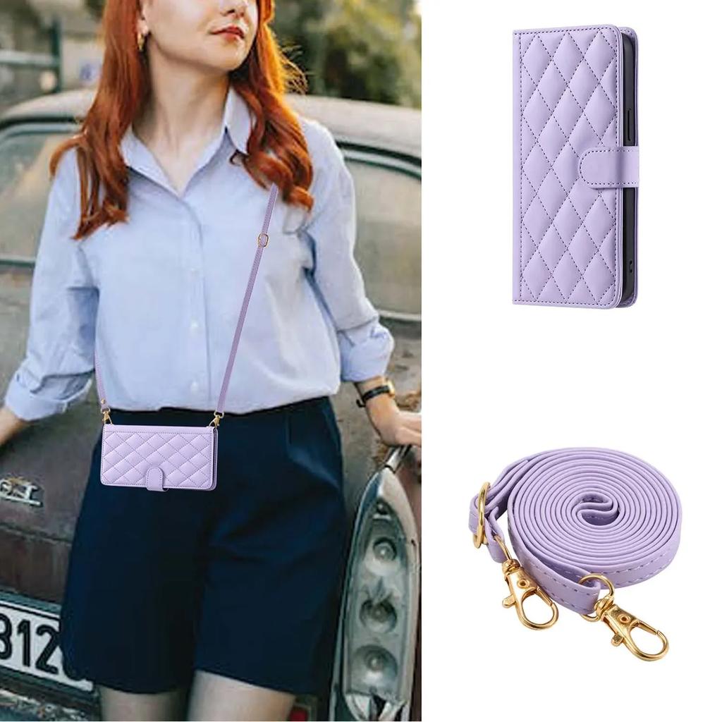 Crossbody Leder Handyhülle für XiaoMi RedMi A3 14C 13C Note 14 13 Pro Plus 12 11S 10S 12S 9S 10 9 8 Lanyard Flip Geldbörse Hülle