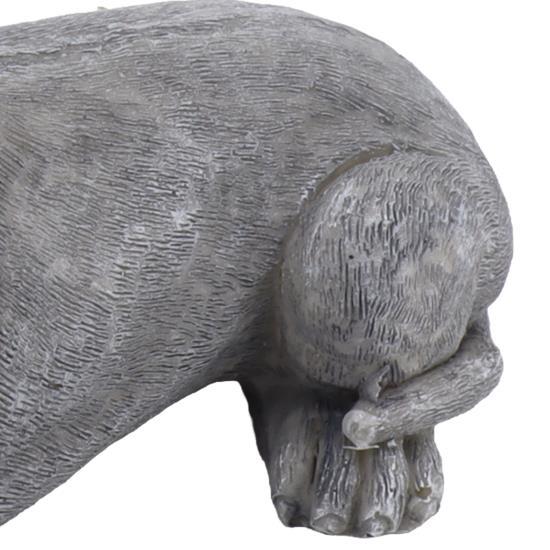 Dog Garden Statues DIY Lifelike Prevent Cracking Resin Dog Statues Home Decor for Courtyard Lawn Dachshund