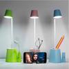 LED Table Lamp Folding Eye Protection Desk Lamp Pen Holder Small Reading Light for Student Oem Phone Holder Bedroom Table Light