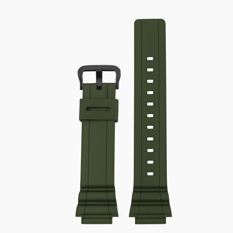 

For Casio MRW-S300H Series Watch Bracelet Modification With Soft Resin Silicone Special Watch Strap Resin Dust-Free Wristband 0mm