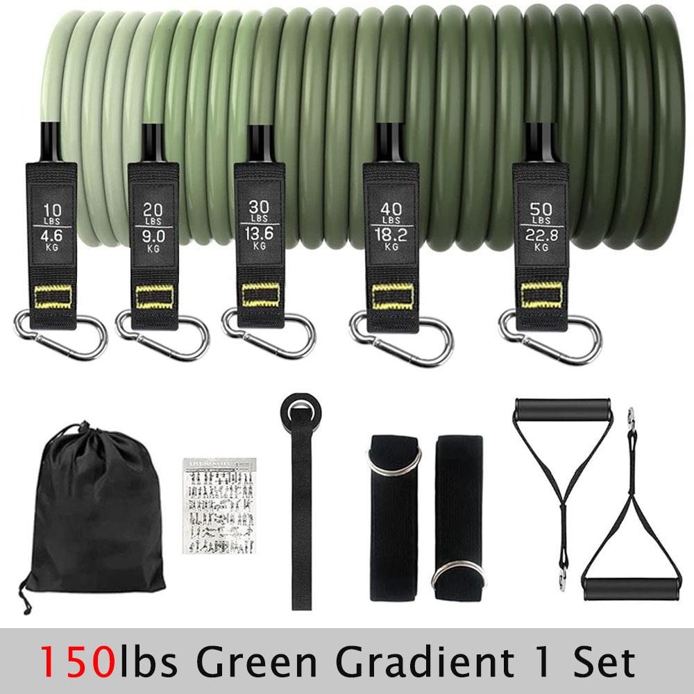 Resistance Strap Set Sports Strap with Door Anchor Handle Handbag Leg and Ankle Straps for Resistance Training Unisex 3