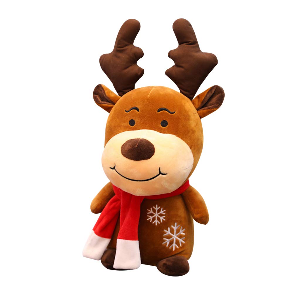 TOYMYTOY 22cm Christmas Plush Santa Claus Doll, Birthday Gift, Christmas Eve Gift (Elk)