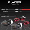 Motorcycle 12V Side Marker Mini Light LED Direction Turn Lamp Amber Waterproof Universal For Dirt Motorbike Cruiser Cafe Racer
