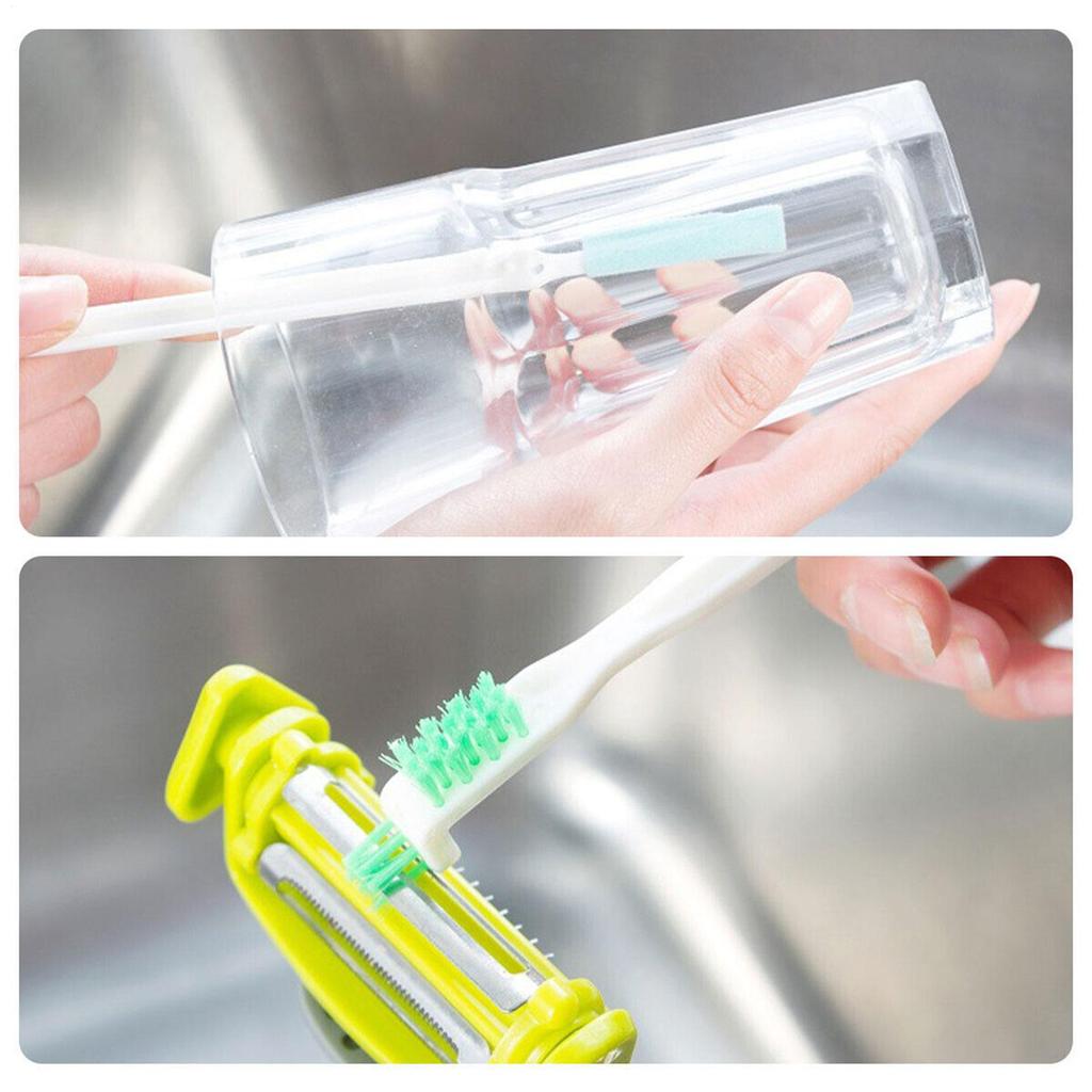 Crevice Brush 8-Piece Tile Cleaner Crevice Cleaning Brush Set For Shower Bathroom Floor Home Car Grill Bottle Toilet Kitchen