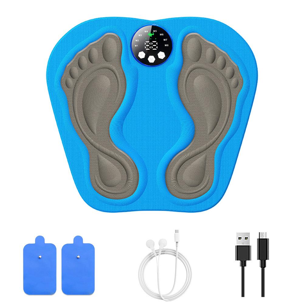 3D Smart EMS Foot Massager Pad With Remote, Foldable Muscle Stimulation Massage Mat Improve Blood Circulation Relax Feet Shaping