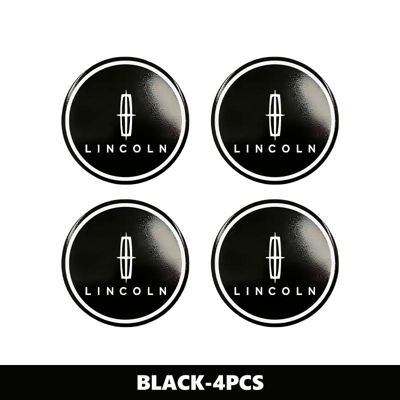 Aluminium Emblem Car Wheel Center Cover Sticker Hub Caps Decal For Lincoln Navigator MKX Nautilus Continental Corsair Voyager m2