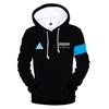 Premium Quality Detroit Become Human Hoodie Sweatshirt Connor Rk800 Kara Baseball Coat Jacket