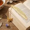 Zinc Zinc Alloy Feather Bookmark Butterfly Stationery Gift Box Eternal Flower Bookmark Classmate Friend Gift