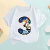 Camiseta para Niños Buzz Lightyear Woody Número de Toy Story Ropa para Niñas Cumpleaños Camisetas para Bebés Niños