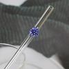 Flower Glass Straw Reusable Drinking Straws Cute Straw For Festival Party Wedding Cocktail Bar Beachs