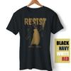 Resist Penguin Sarcastic Satire Meme Funny Gift Activism Protest T-Shirt Unisex T-Shirt