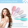 Flexible Rectangular Curling Brush - Unisex Design, Traction, Enhances Curls, Suitable for Normal Hair Types