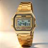 Men's Digital Watch SKMEI Square Retro Stainless Steel 1123