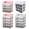 Багатоярусна настільна шафа-тумба з шухлядами Домашній аксесуар для офісного приладдя та домашнього зберігання Міцні органайзери з ПП Використання