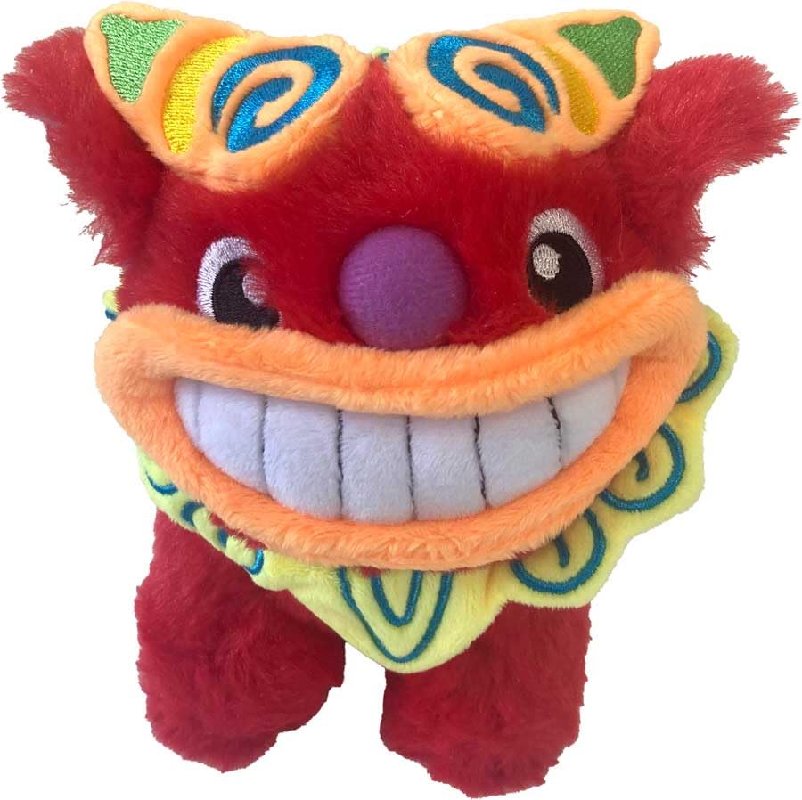 

stuffed toy red Shisa-kun
