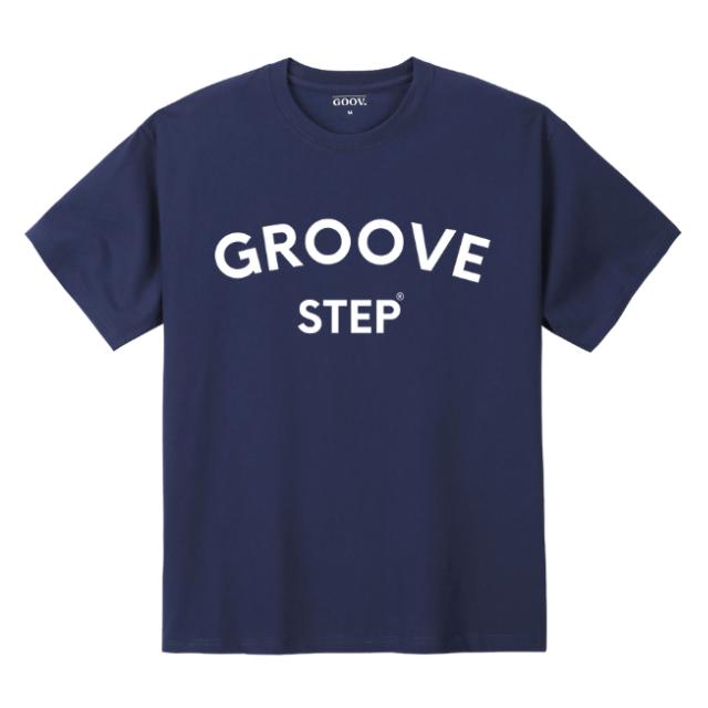 GROOVESTEP Lettering Round Short Sleeve T-Shirt S0262
