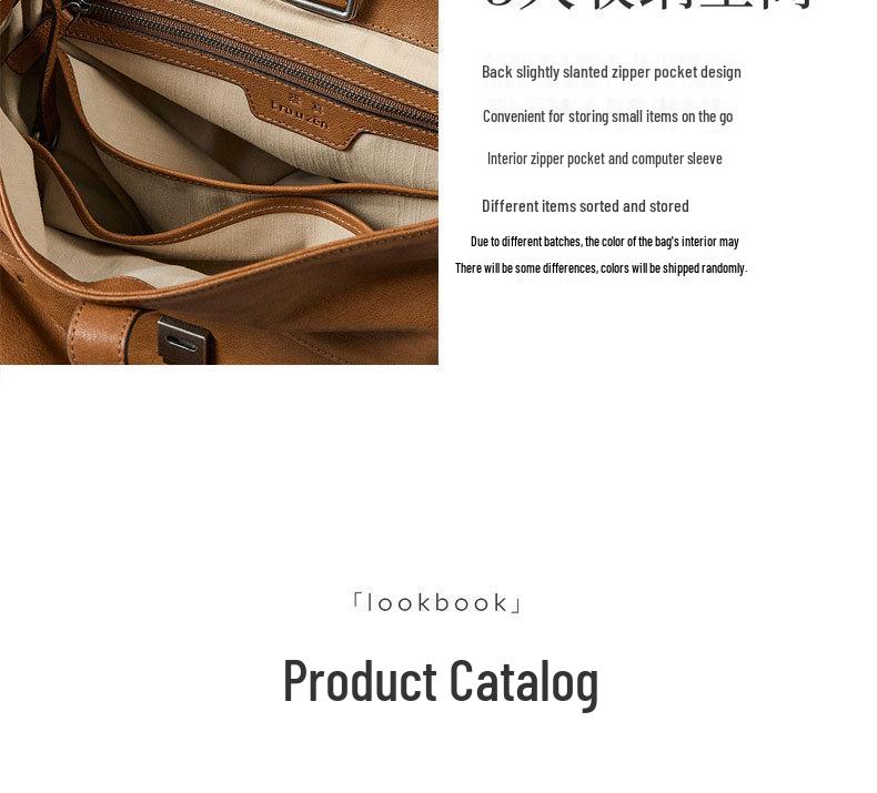 Qiu Zhen Retro Genuine Leather Large Capacity Backpack Tote & Shoulder Handbag