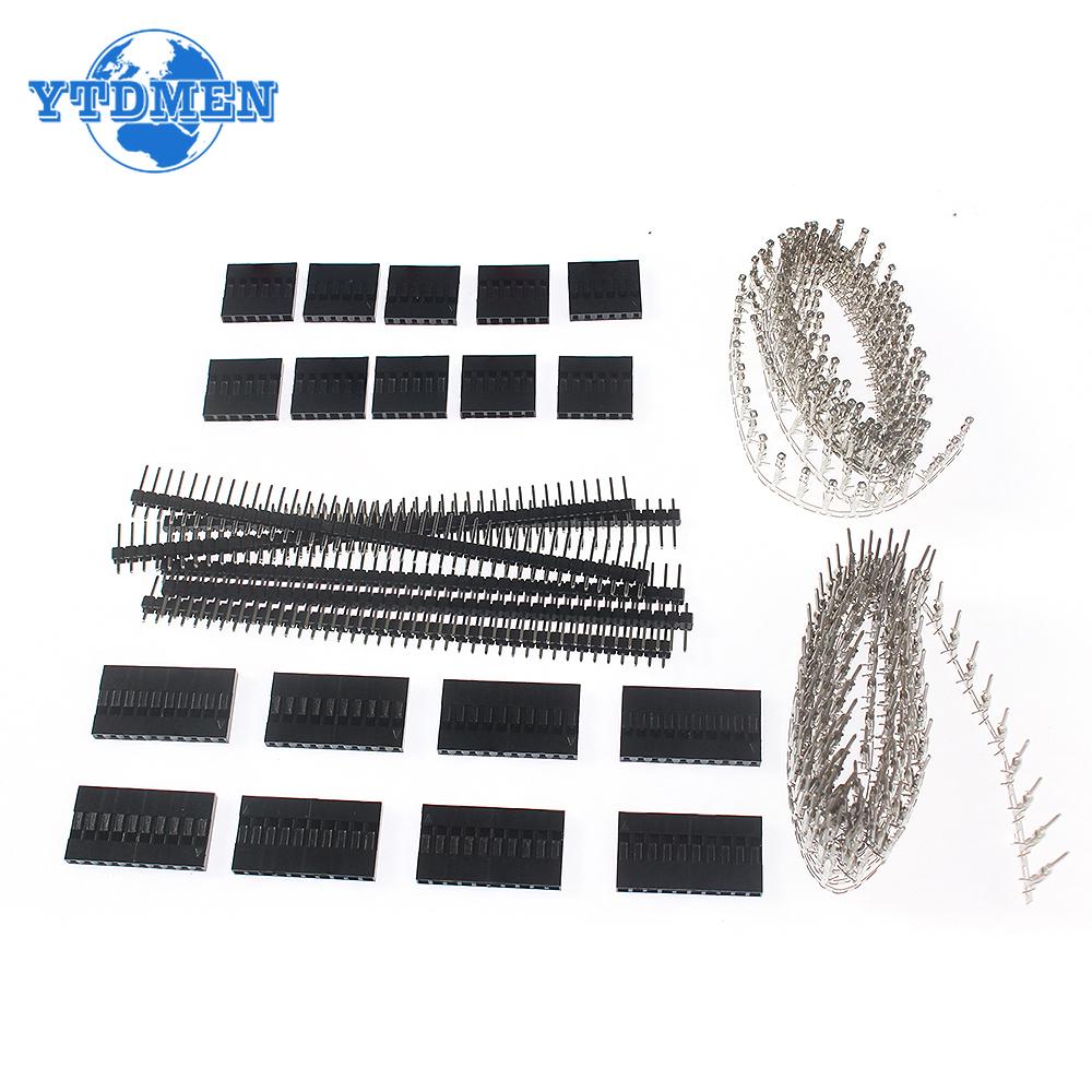 775 BUC Conector Dupont 2.54mm Cablu Dupont Jumper Fir Pin Header Kit Carcasă, Pini Crimp Masculini+Conectori Terminali cu Pini Feminini