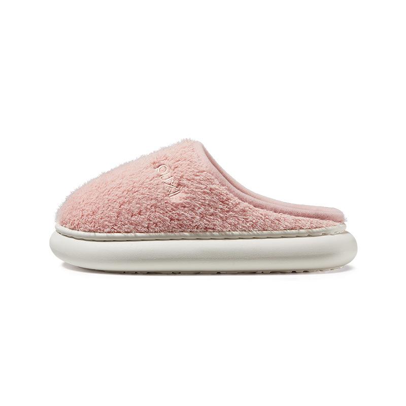 Simple Head Cotton Slippers Winter New Indoor Home Comfort Warm Plush Non-slip Cotton Slippers