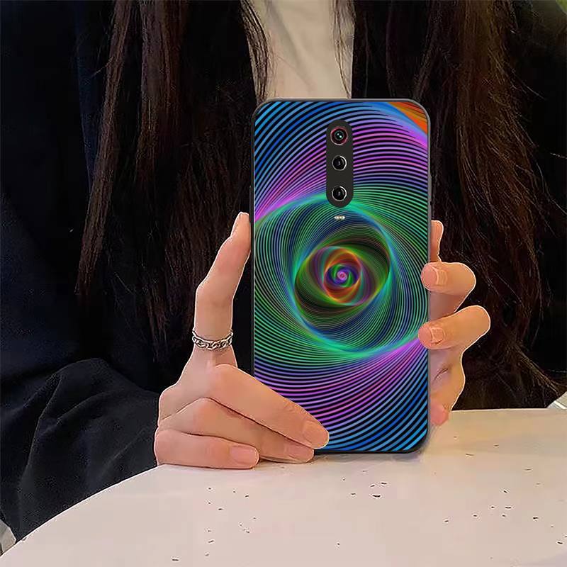 Color Vertigo Phone Case For Redmi 9A 8A 6A Note 9 8 10 11S 8T Pro Max 9 K20 K30 K40 Pro PocoF3 Note11 5G Case