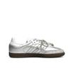 Adidas Originals SAMBA OG Low top Skateboard Shoes Unisex Silver B75806(Team920-SBOX)